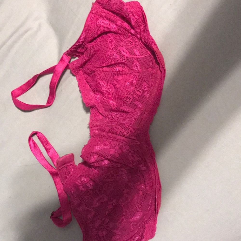 Pink unlined bra!